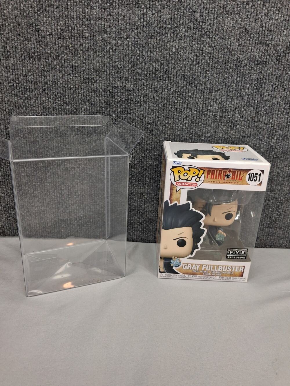 Funko Pop Gray Fullbuster 1051 Fairy Tail FYE Exclusive Protective Case